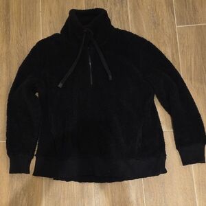 Black Fleece Pullover Sweater